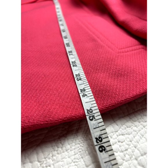 Talbots Wool Pea Coat Women's Size 14 Pink Lined Tweed Pockets - Picture 5 of 6